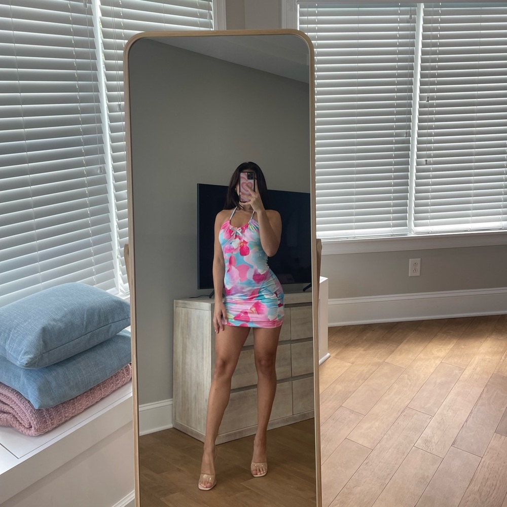 Pink Mini Dress